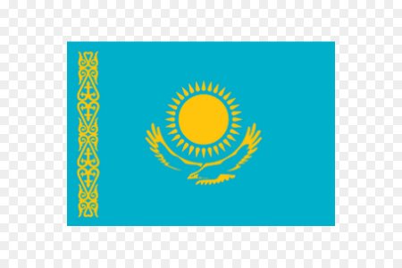 Флаг Алматы Казахстан