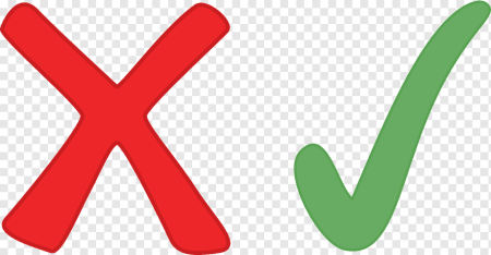 Красный крестик без фона