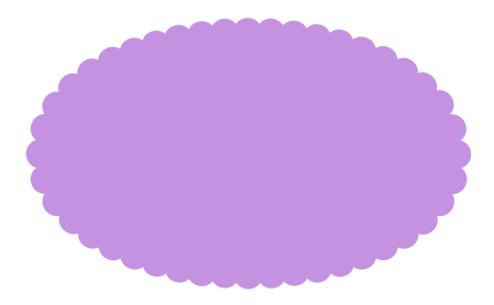Красный овал