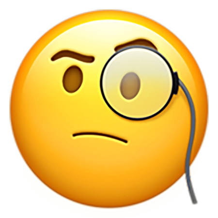 Задумчивый смайлик