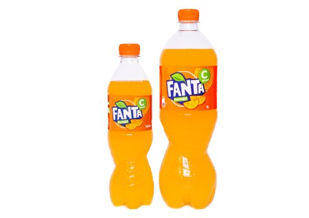 Fanta в стакане