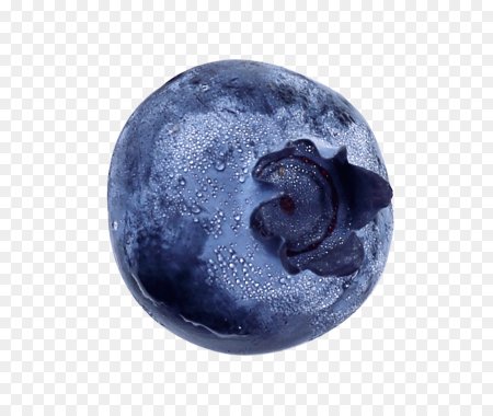 Blueberry вид сверху
