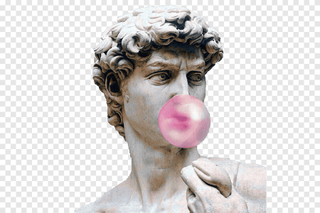 Давид Микеланджело vaporwave