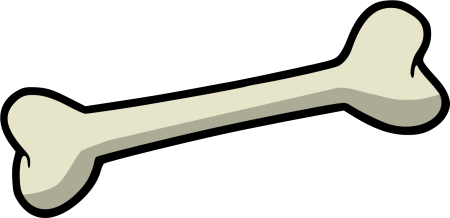 Кость мультяшная