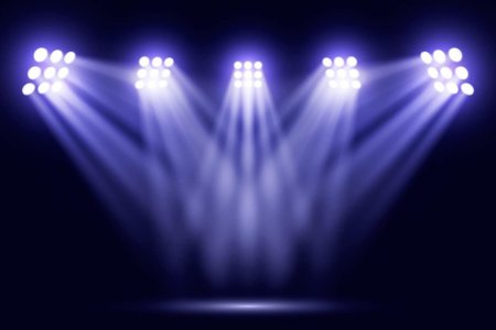 Прожектор театральный с линзой Френеля 200w
