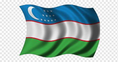 Флаг Узбекистана круглый PNG