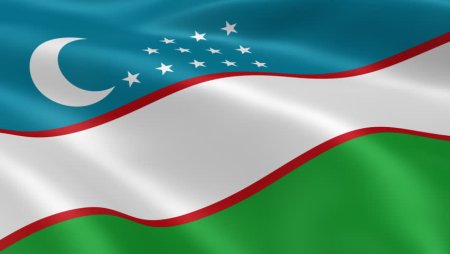 Флаг Республики Узбекистан