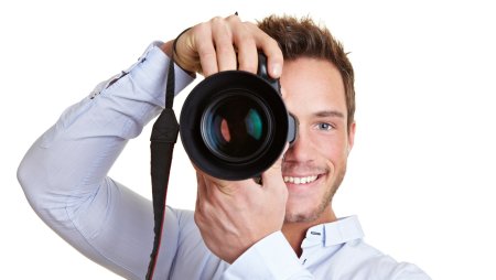 Человек с фотоаппаратом