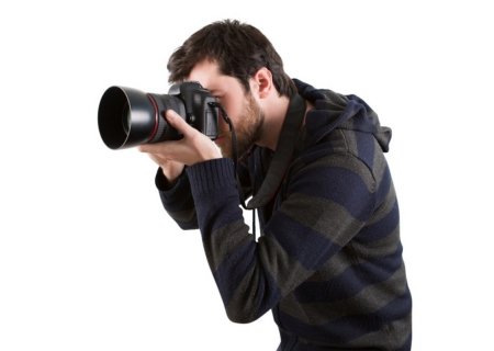Мужчина с фотоаппаратом