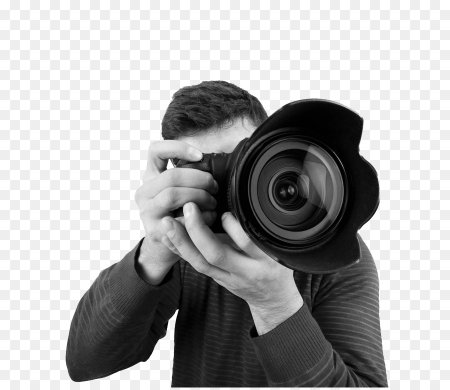 Фотограф сидит