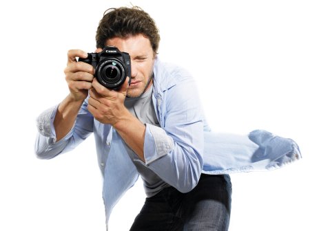 Турист с фотоаппаратом