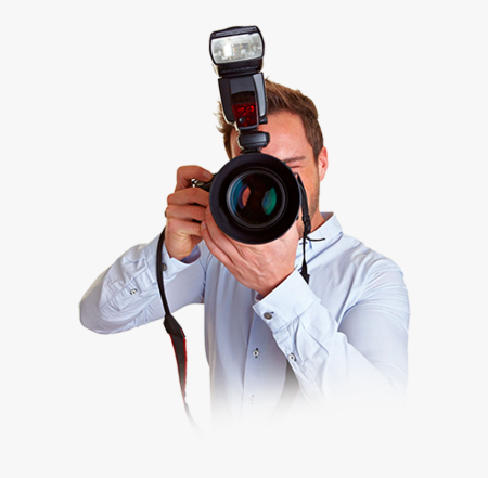 Парень с фотоаппаратом