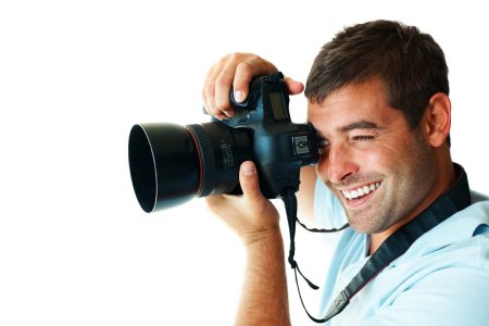 Фотоаппарат фотографирует