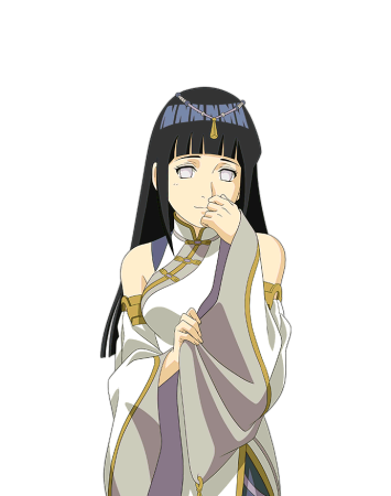 Hinata Hyuga в кимоно