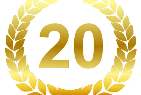 Цифра 50 на прозрачном фоне