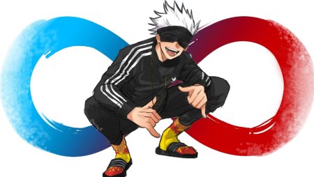 Сатору Годжо Sticker
