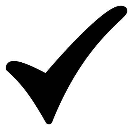 Галочка символ