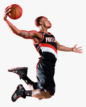 Damian Lillard dunking