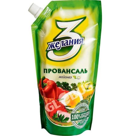 Майонез на белом фоне