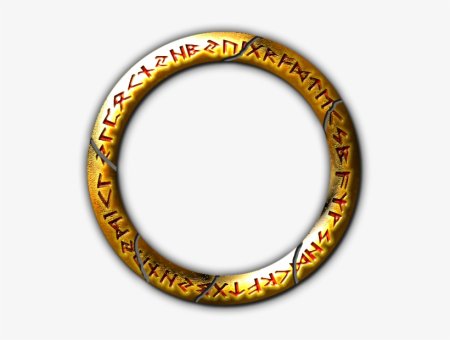 Магическая рамка круглая