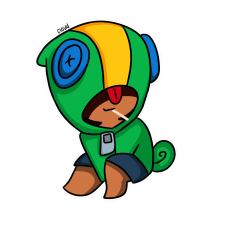 Brawl Stars Леон акула