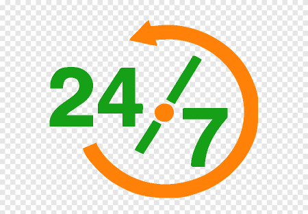 Значок 24/7