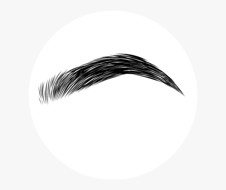 Брови на прозрачном фоне