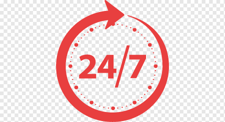 Значок круглосуточно 24 часа