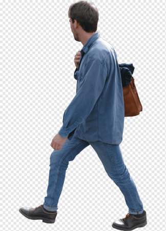Человек идет