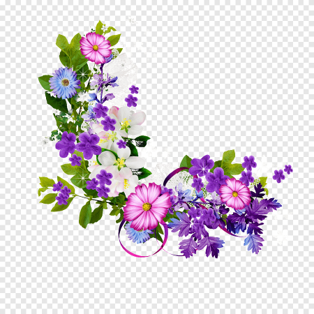 Фиолетовые цветы вектор (48 фото)