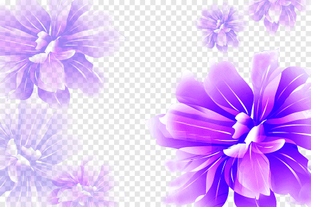 Цветочки для фотошоп сиреневые