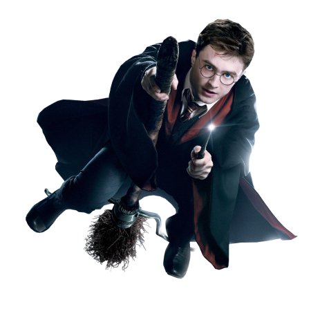 Harry Potter на прозрачном фоне