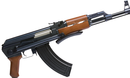 Автомат Калашникова сбоку