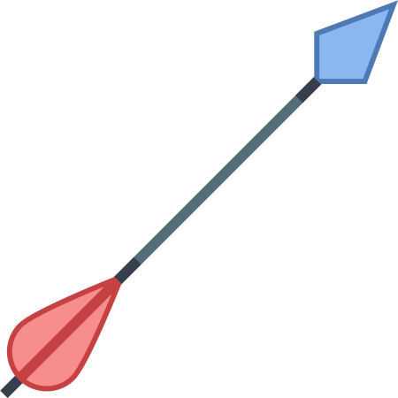 Red Bow arrow