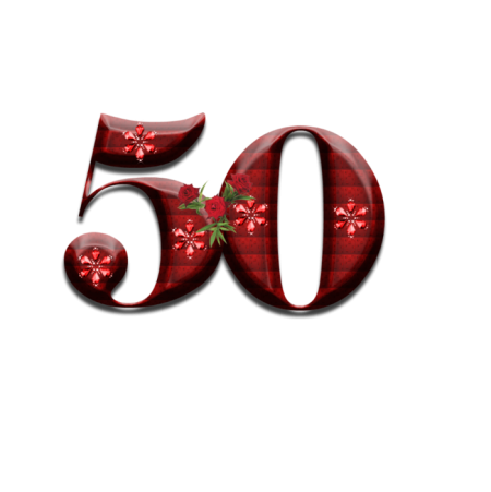 Красивая цифра 50