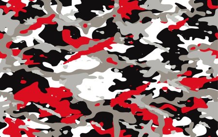 Red Digital Camo 4к