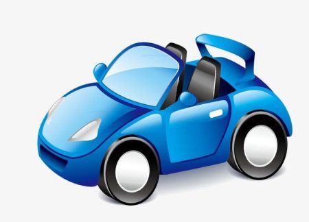 Мультяшный автомобиль