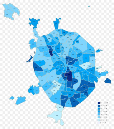 Районы Москвы вектор
