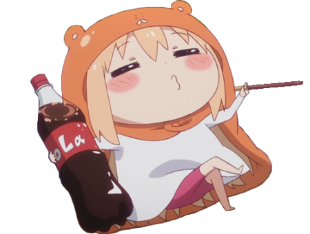 Аниме стикер Умару Чан