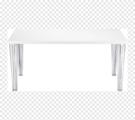 Белый стол прямоугольный PNG