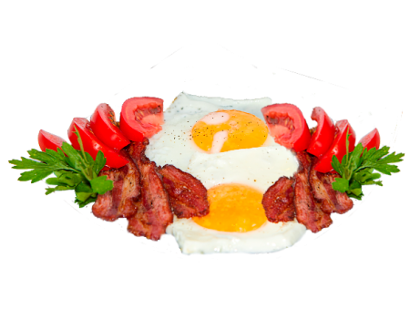 Яичница мультяшная