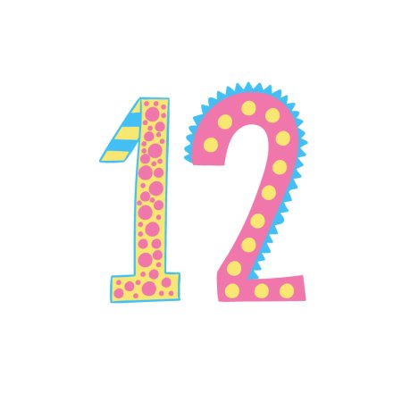 Цифра 12 картинка