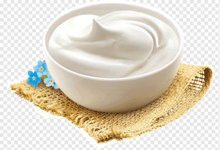 Сметана без фона