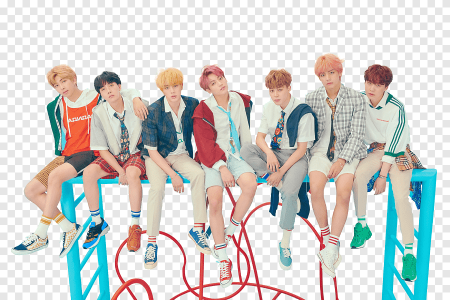 BTS на прозрачном фоне