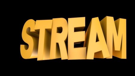 Stream надпись