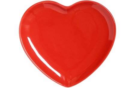 С красным сердцем