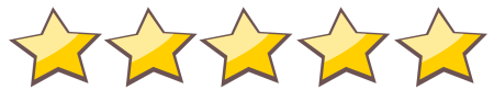 Иконка рейтинг 5 звезд