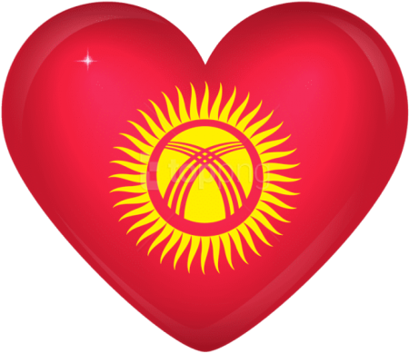 Киргизия флаг иконка