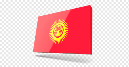 Флаг Кыргызстана рнж