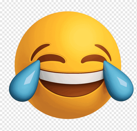 Смеющийся смайлик со слезами